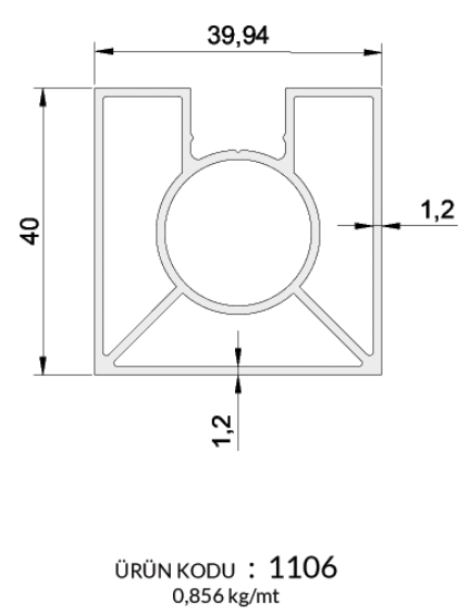 40X40 KANALLI DİKME