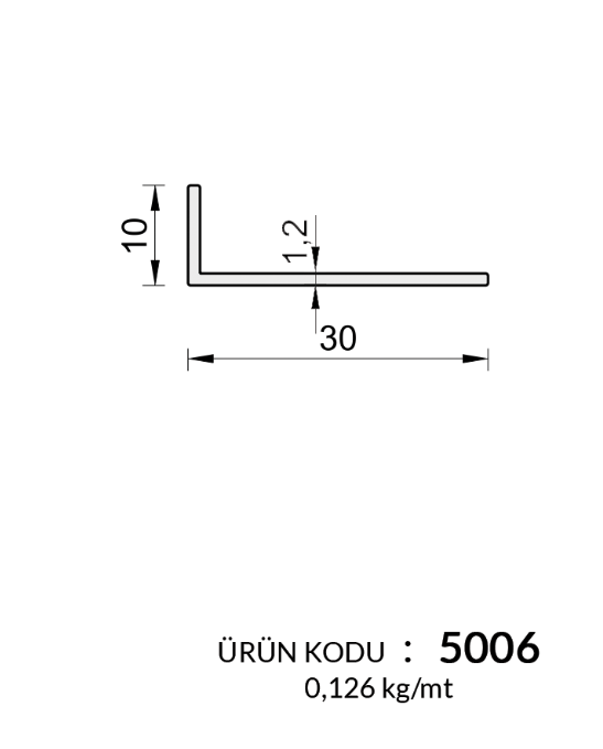 30X10 KÖŞEBENT